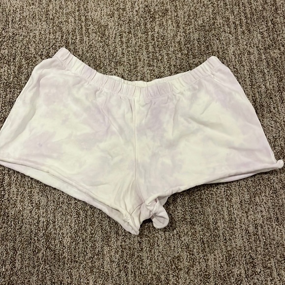 pacsun white and Lavender tie-dye shorts - Picture 1 of 2